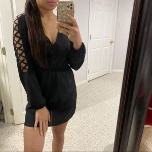 Black long sleeve dress